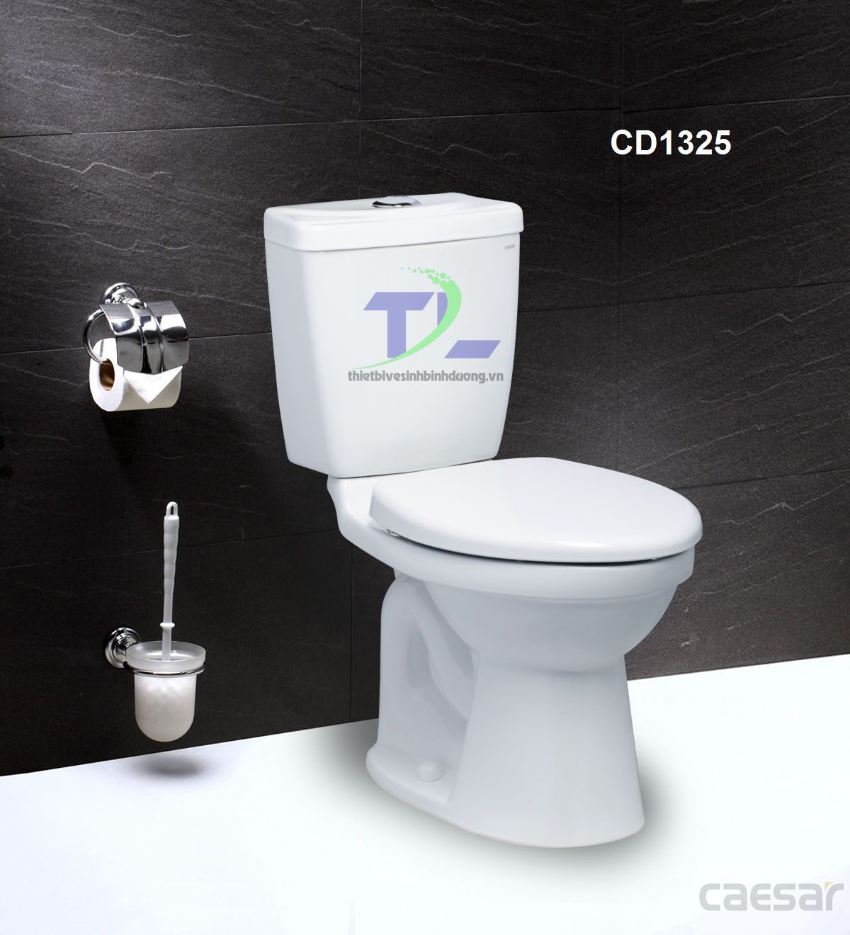 Bồn cầu sứ CAESAR CT1325
